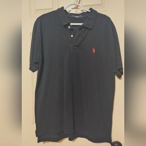 Men's Black Polo Sz Large